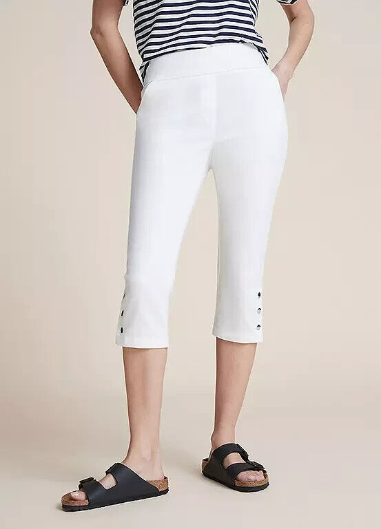 Primary image for Freemans Coupe Confort Court Blanc Pantalon UK 16 (fm40-5)