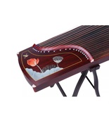 Guzheng 163cm Red Lotus Pattern Chinese string instruments - $399.00