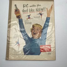 1950&#39;s Royal Crown Rc Cola Makes You Feel New Vintage Ad 11x14 - £7.47 GBP