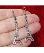 Eiffel Tower Star Hypoallergenic Hook Earrings - $7.99