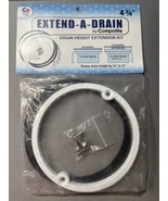 Extend-O-Drain 4-3/8&quot; Shower Drain Height Extension Kit Raises Drain 1/4... - $12.23