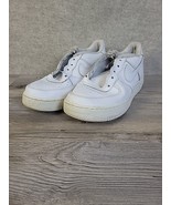 Nike Air Force 1 AF1 Youth Size 7Y Triple White Casual Sneakers Shoes 31... - £24.55 GBP