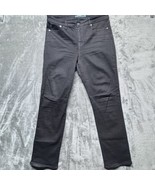 Lauren Ralph Lauren Jeans Women Size 12 Black Denim Dark Wash 33x30 LRL - $38.28 CAD