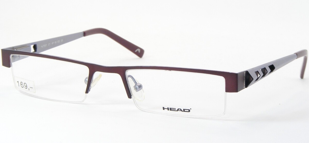 HEAD HJ7001 C1 Rojizas Marrón Raro Único Gafas Marco 47-18-130mm - $95.79