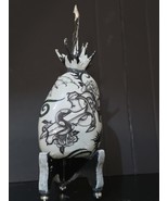 &quot;Gothic Graciousness&quot; graphic transfer stone construct.C.2025. - $102.57 CAD