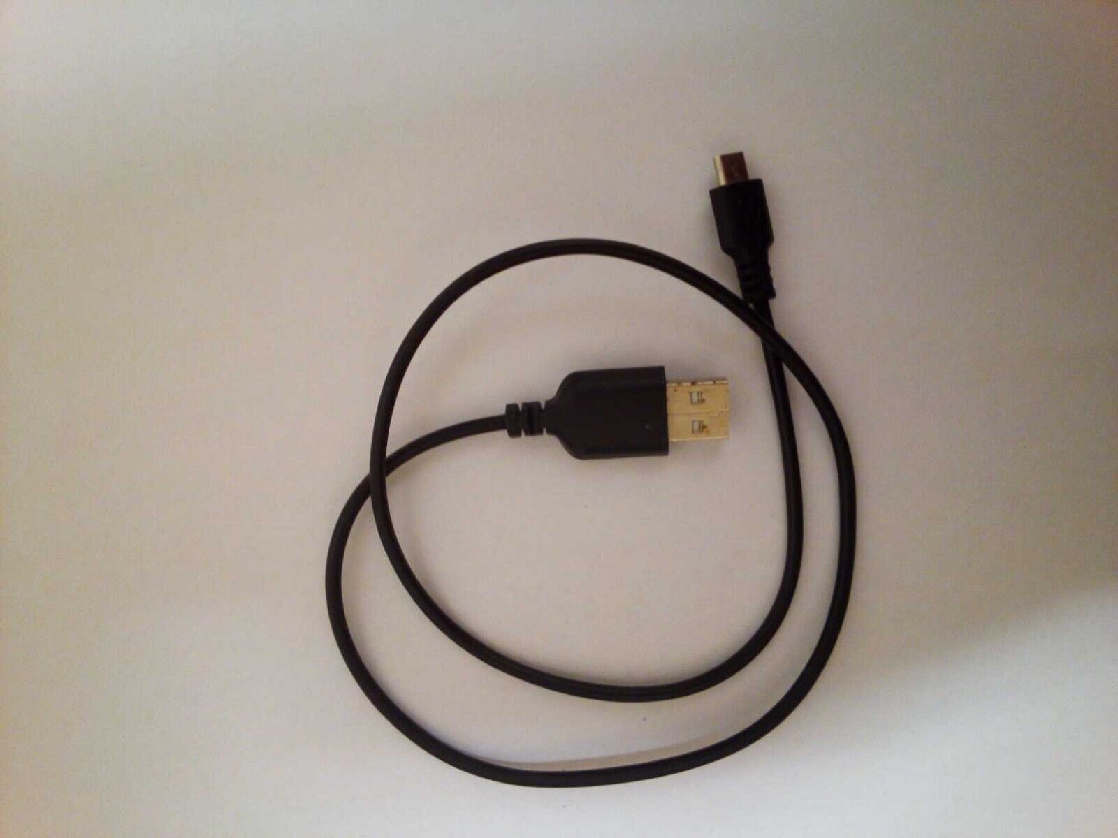 Male USB to Micro USB cable wire 24&quot; black - $0.98