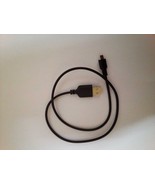 Male USB to Micro USB cable wire 24&quot; black - $18.34 MXN