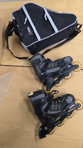 Size 2-5 ADJUSTABLE  EXTENDABLE Rollerblade 70MM Wheel Black Gray Yellow... - €25,39 EUR
