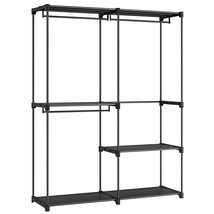 Clothes Rack, Closet Racks For Hanging Clothes, Clothes Wardrobe With 3 Hanging  - £72.13 GBP