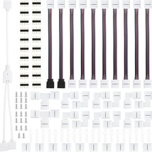 5 Pin Led Strip Connector Kit Includes 8 Types Of Solderless Led Strip Accessori - £22.86 GBP