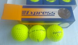 Vintage Express Optic Yellow Golf Balls USA Made image 3