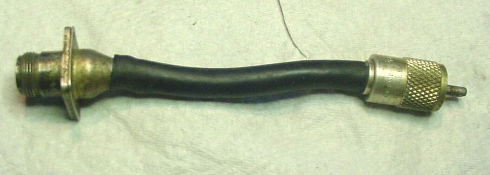6&quot; RG58 Coax Cable UHF Male PL259 to UHF Male &amp; SO-239 UHF Female Coax A... - $4.70