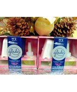 Glade Plugins Scented Oil Atmosphere Collection Sweet Pea Pear 2 refill 2 Warmer - $12.62