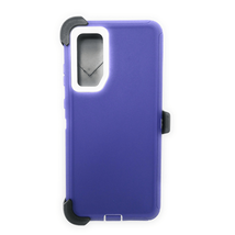 For Samsung S20 Ultra 6.9" Heavy Duty Case W/Clip Holster PURPLE/WHITE - £5.40 GBP