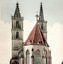 St Jakobskirche Cathedral Postcard Germany Tinted Rothensburg c1930-40s PCBG8A - £14.93 GBP