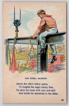 Vinegar Valentine The Steel Worker Postcard G49 - $8.95