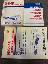 1989 Nissan Truck Pathfinder Service Repair Shop Manual Set W Wiring Diagram - $101.09