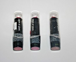 Wet n Wild Silk Finish Lipstick #526C ;#527B & #538A Lot Of 3 Sealed - $10.44