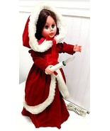 RENNOC Little People Victorian Animated Lighted Christmas Caroler Girl R... - $76.91