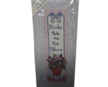 New Berlin CO. Cross Stitch Book Mark &quot;Books Make the Mind Blossom&quot; 2187 - £4.65 GBP