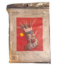 Candamar ~ Something Special ~ “Antique Santa” ~ Needlepoint Stocking Kit #30673 - £88.22 GBP