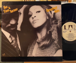 Ike &amp; Tina Turner Greatest Hits Vinyl LP UA LA-592-G Proud Mary - £12.78 GBP