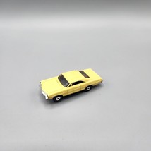 Aurora T-Jet Ford Galaxie HO Slot Car Yellow Vtg - $120.93