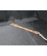 Vintage Police Brown Leather Stitched  Blackjack Slapjack Slap Jack Sap - $1,471.24 MXN