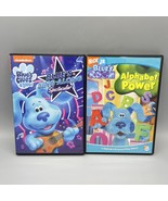 Lot of 2 DVD Blue&#39;s Clues Blue&#39;s Sing-Along &amp; Blue&#39;s Room Alphabet Power - $9.89