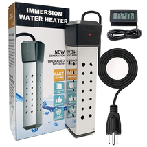 Immersion Water Heater 2000W Square Electric Portable Water Heater with Digital - £49.38 GBP