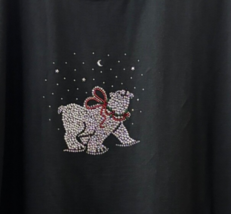 Christine Alexander 100% cotton CREW neck shirt polar bear size 2X - $759.65 MXN