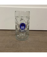 Vintage Hofbrau Munchen 1L Liter Logo German Beer Glass - $471.77 MXN