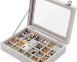 Small Jewelry Box Earring Ring Storage Organizer Mini Jewelry Organizer For - $23.98