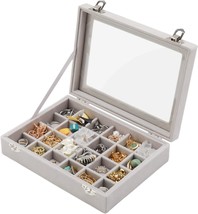 Small Jewelry Box Earring Ring Storage Organizer Mini Jewelry Organizer For - £18.75 GBP