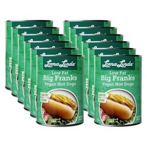 Loma Linda Low Fat Big Franks (15 oz.) (12 Pack) Plant Based - Vegan - £55.91 GBP