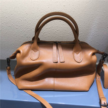 Soft cowhide real leather hand bags women&#39;s handbag genuine leather bag ladies f - £93.22 GBP