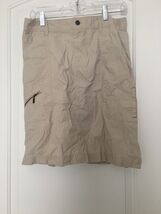 Eddie Bauer Women&#39;s Casual Skirt with Pockets Size 4 Khaki Beige - $43.93 CAD