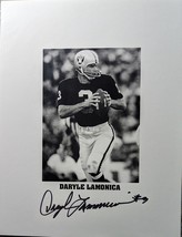 Oakland Raider&#39;s Daryle Lamonica #3 Signed B&amp;W Photo - £15.68 GBP