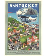 JOHN JR. HELD Nantucket 35.75&quot; x 24&quot; Offset Lithograph 2025 - $5,017.16 MXN