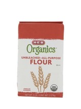 HEB Organics Unbleached All purpose Flour. 5lb bag. 2pack Bundle - $38.58