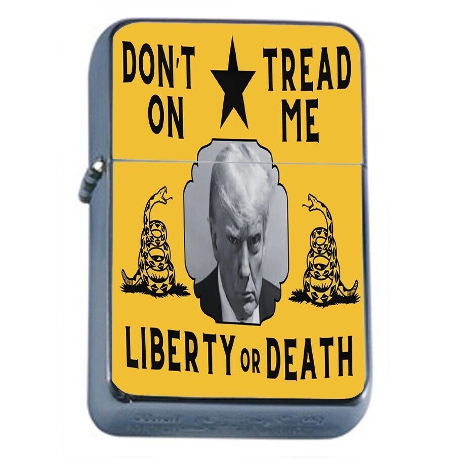 TRUMP Tread Flip Top Oil Lighter Wind Resistant - $14.80