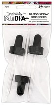 Dina Wakley Media Gloss Spray Droppers 3/Pkg- MDA82347 - $14.24