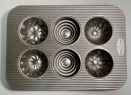 USA Pan CAKELETTE Pan Variety Cakes Pan Heavy Gauge Aluminized Steel 6 Cups Nice - £25.17 GBP
