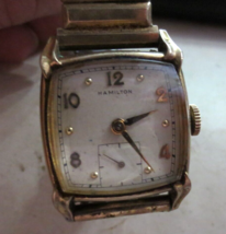 Vintage Hamilton &quot;Dixon&quot; Model Watch 10K Gold Filled 17 jewel 747 Movement - £95.90 GBP