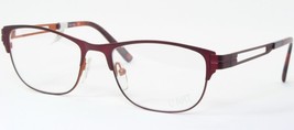 L&#39;art By Ama 13077 003 Burgundy /RUST Eyeglasses Glasses Metal Frame 50-16-130mm - $96.34