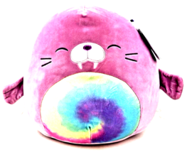 Squishmallows Rou the Pink Walrus 11&quot; Plush Toy Stuffed Animal 1st To Market Tag - £16.53 GBP