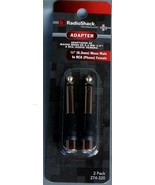RadioShack 274-320 6.3mm Mono Male to RCA Female Adapter - 2 Pack - NEW - $8.13 CAD