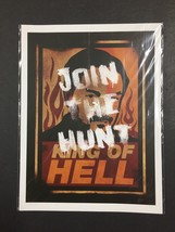Supernatural Join The Hunt King of Hell Crowley Art Print Poster Picture 9&quot;x12&quot; - £11.06 GBP