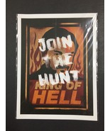 Supernatural Join The Hunt King of Hell Crowley Art Print Poster Picture... - £11.04 GBP