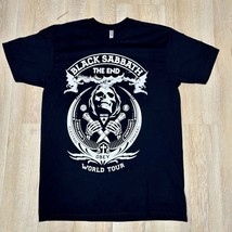 Original 2016 BLACK SABBATH The End Concert Tour T-Shirt Double Sided Size Lrg - £48.12 GBP